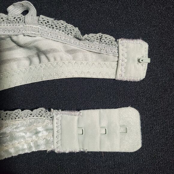 Sam Edelman Pleated Green Lace Bra L - Picture 9 of 9